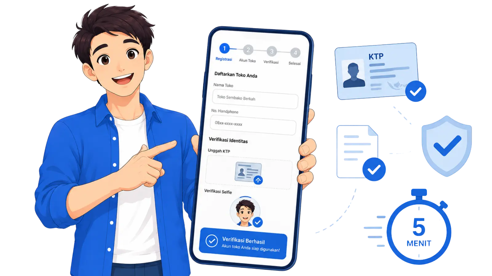Registrasi & KYC Instan